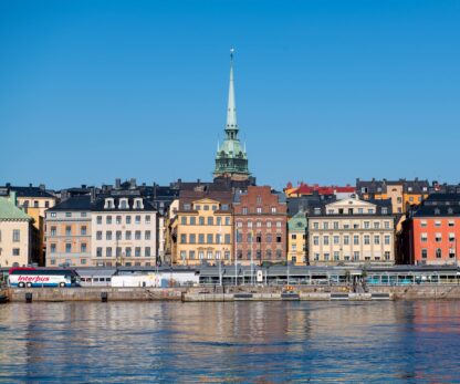 Stockholm seen from the water