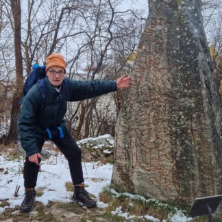 Rune stone and guide