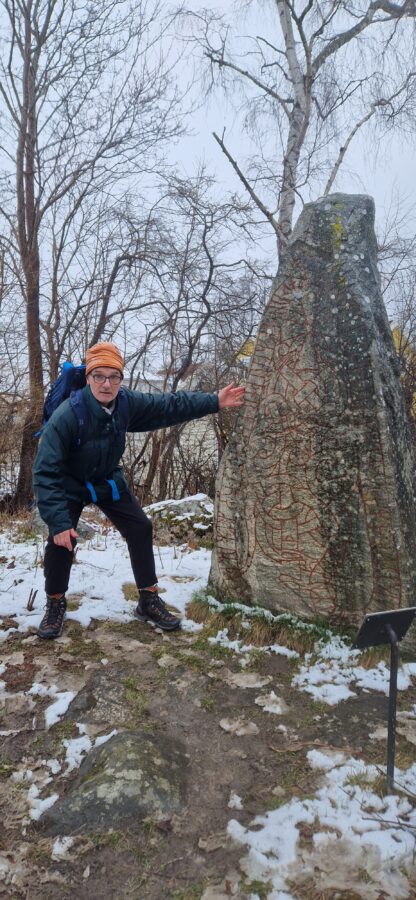 Rune stone and guide